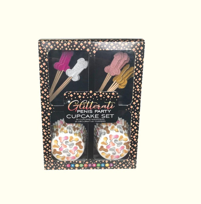 Penis Cupcake Set