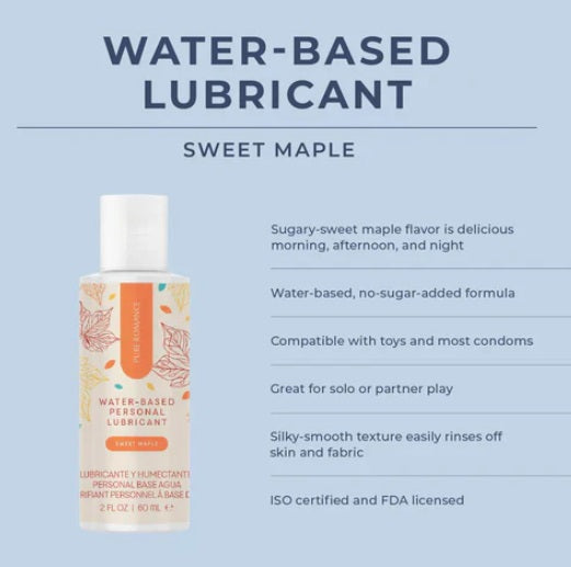 Waterbased Lubricant - Sweet Maple